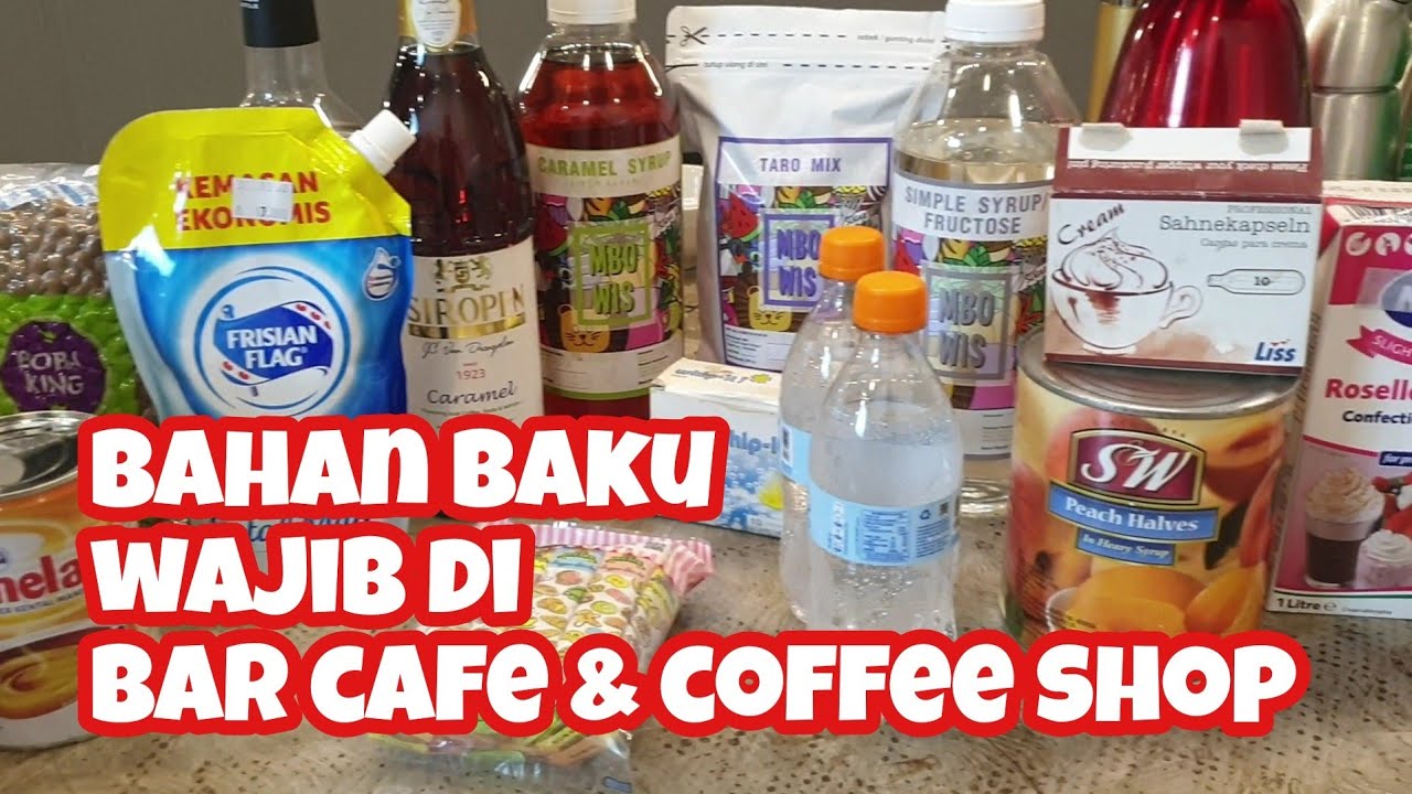 Bahan Baku Buat Minuman Yang 