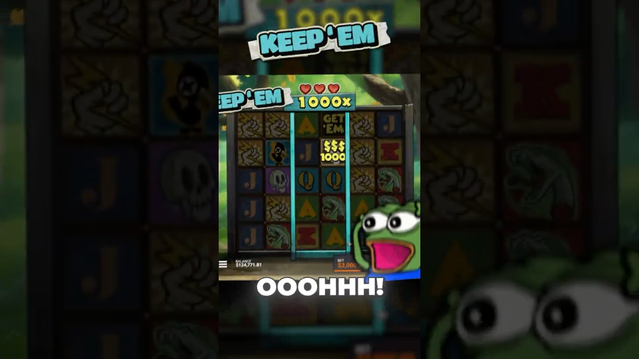 MY BIGGEST FEATURE SPIN WIN EVER ❗❗❗ AN INSANE 6000x MULTIPLIER ON KEEP'EM ❗ #casino #hacksaw