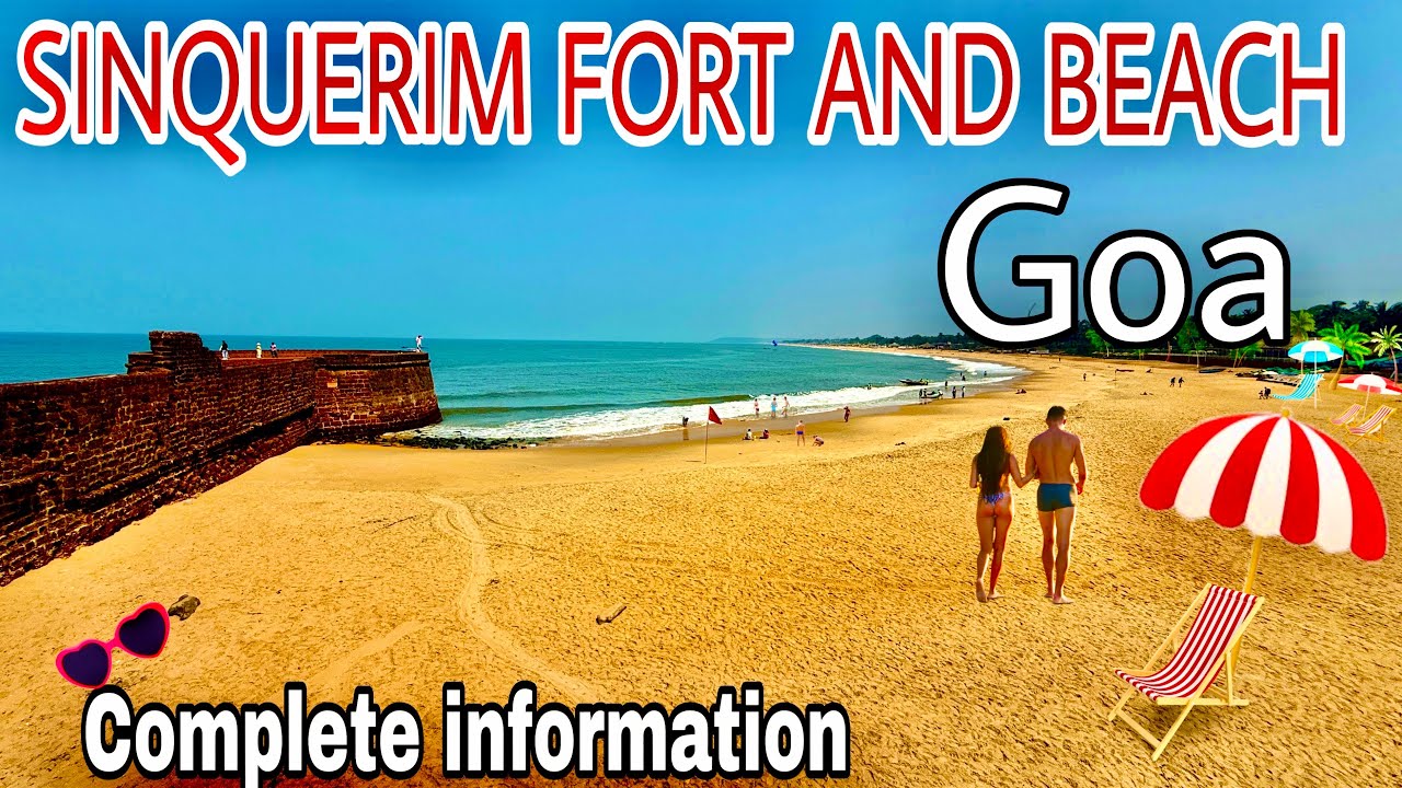 Sinquerim Beach | Goa | Lower Aguada  Fort | Best Places to Visit In Goa 2025 | Goa Travel Guide