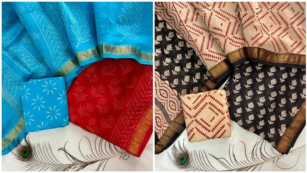 Authentic Bagru Print Maheshwari Silk Suits #maheshwari #silksuits #designersuits #partywear 