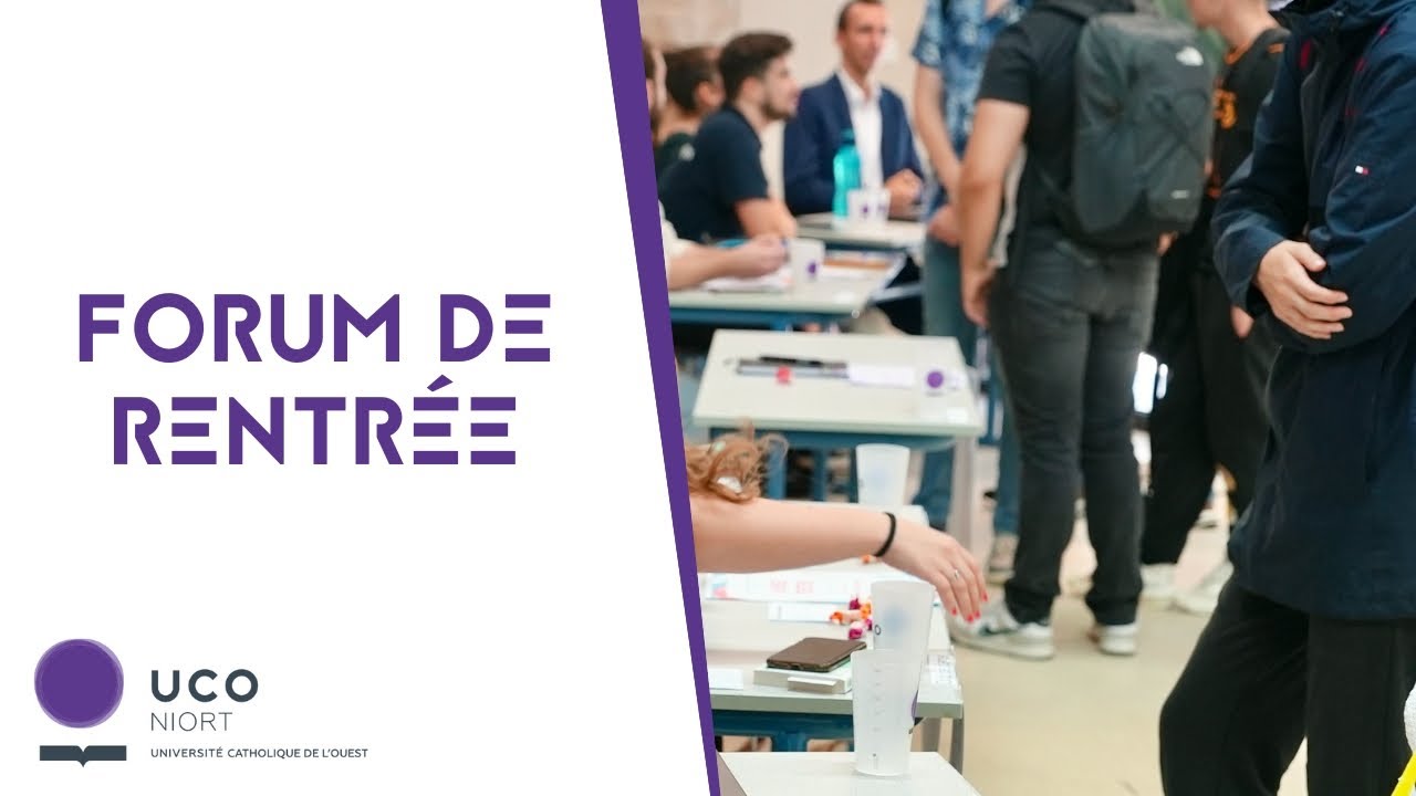 Forum de rentrée 2023 à l'UCO Niort