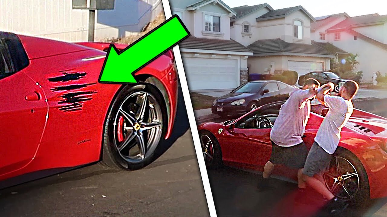 I CRASHED MY FRIEND’S NEW FERRARI! *HE FREAKED OUT*
