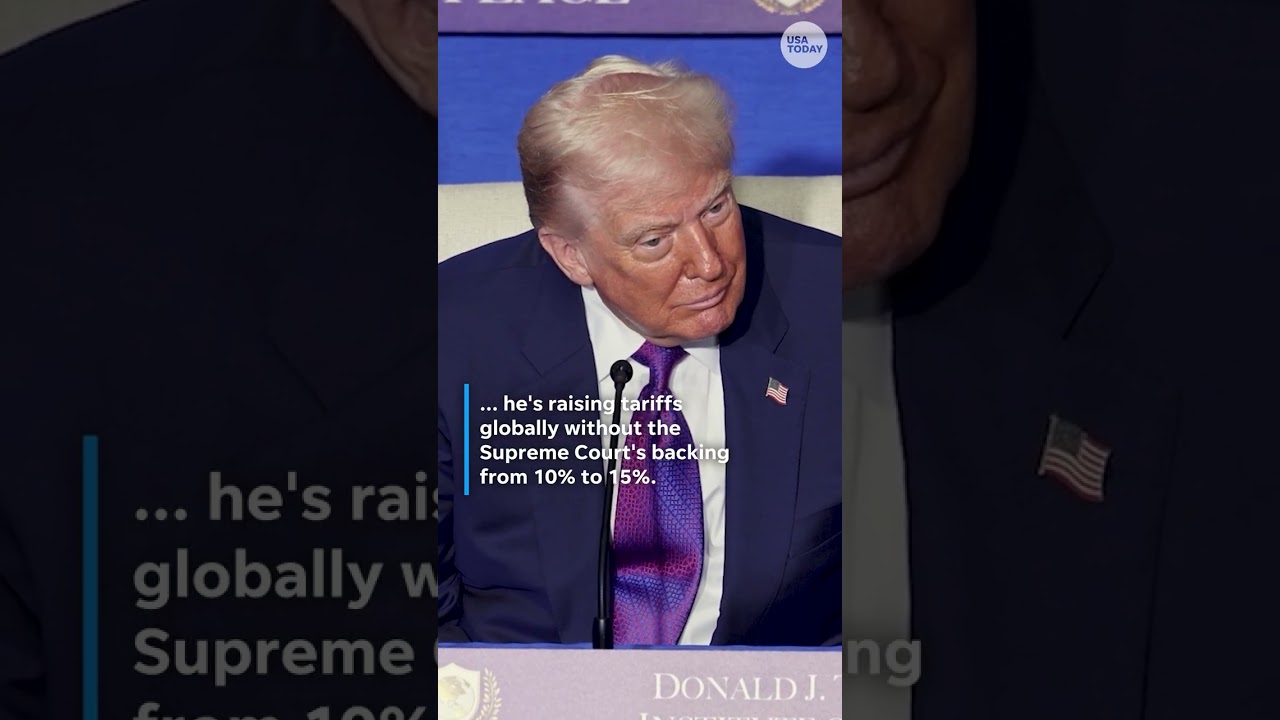 Trump moves to raise global tariffs after Supreme Court ruling