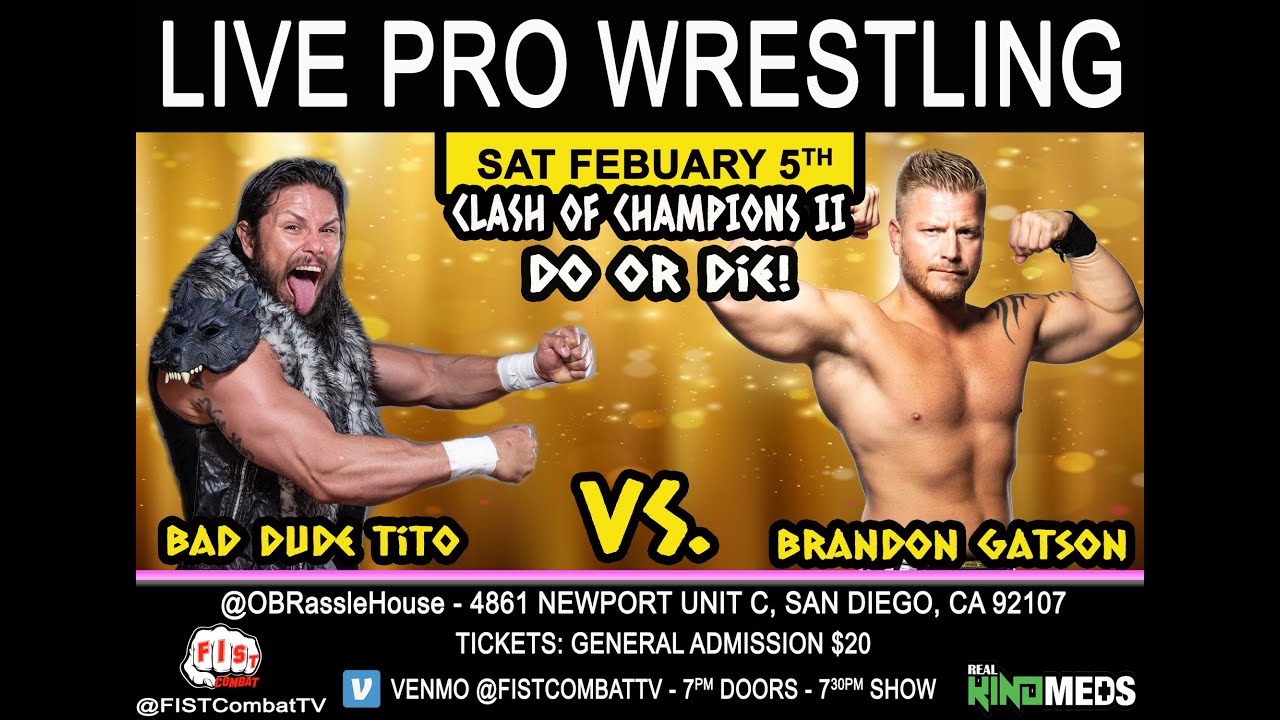 Clash of Champions 2: Bad Dude Tito vs Brandon Gatson