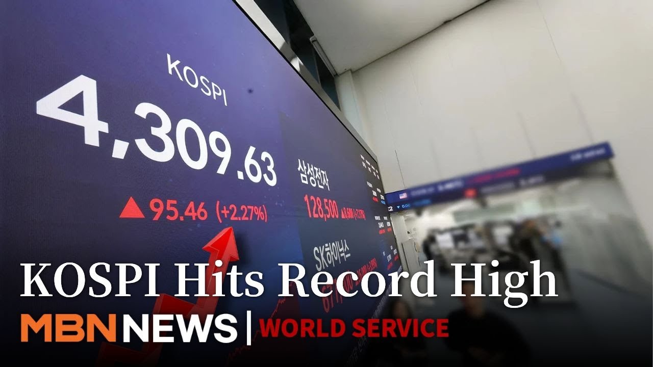 South Korea&rsquo;s KOSPI Surges Past 4,300 on First Trading Day, Hits Record High
