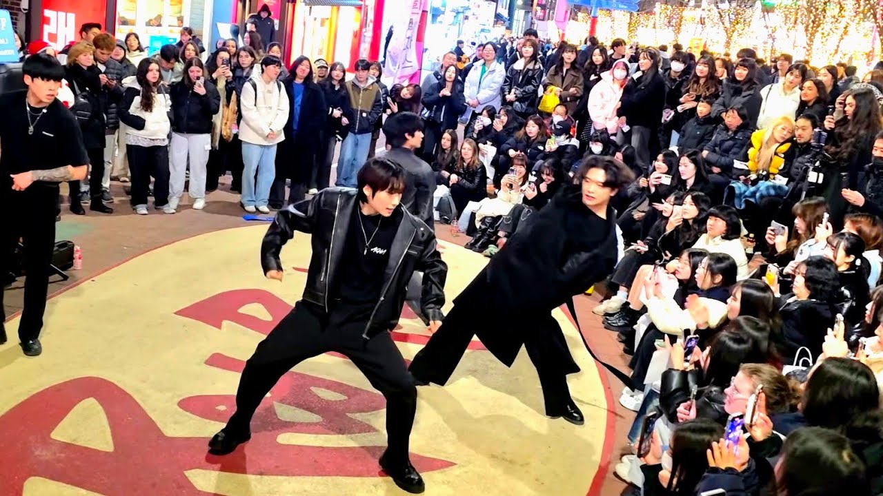 [STREET ARTIST] ONE OF. WITH AUDIENCE. INTERACTIVE HONGDAE BUSKING. 250227.