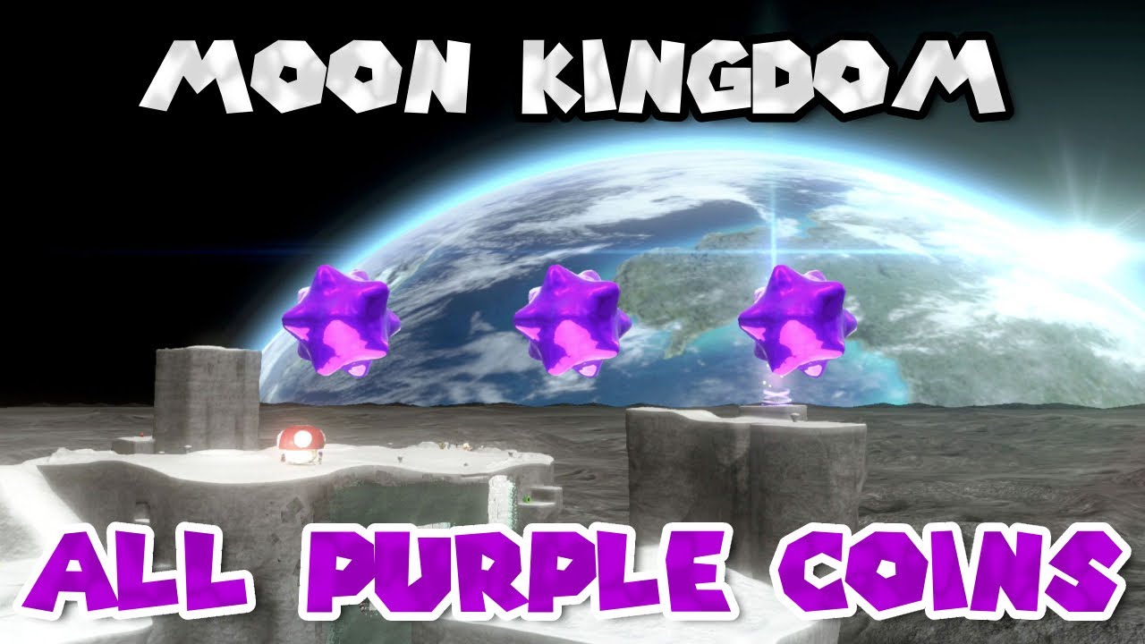 Super Mario Odyssey - All Moon Kingdom Purple Coins