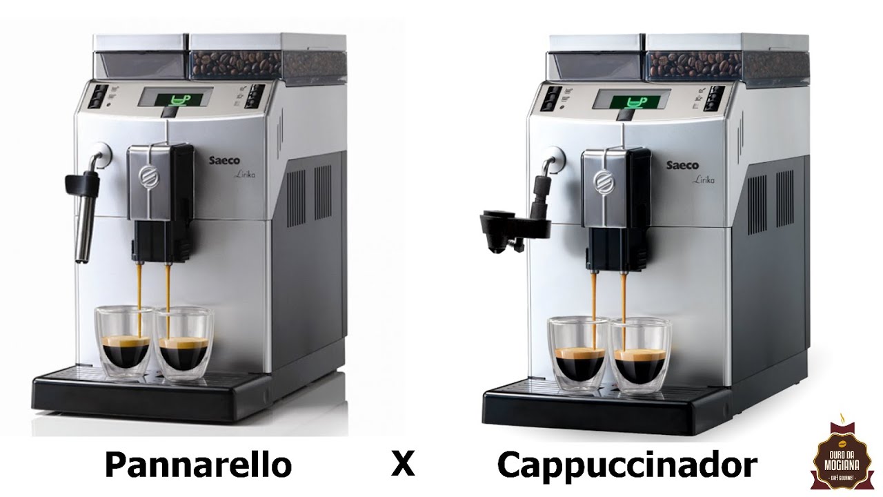 Diferença entre Pannarello e Cappuccinador Lirika Saeco
