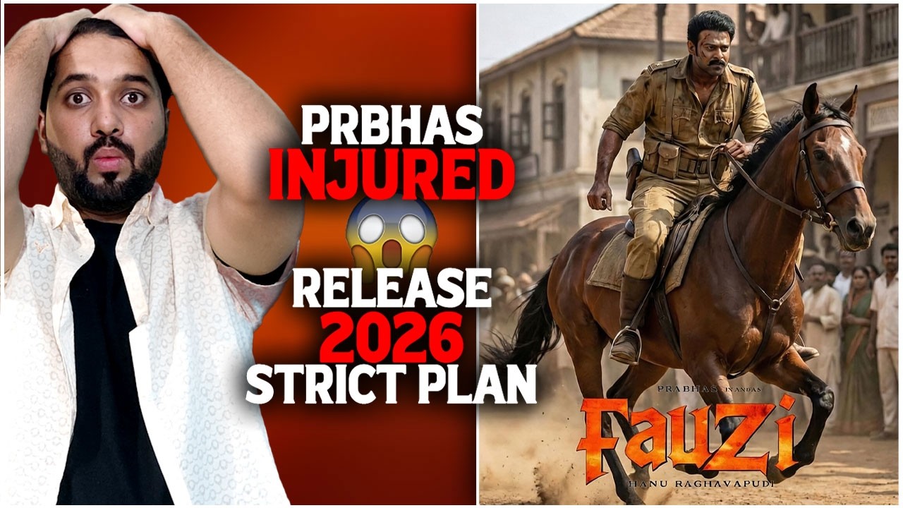 Fauzi Huge Update: Prabhas Injured | Fauzi Release Date Issues | Fauzi vs Spirit Latest News