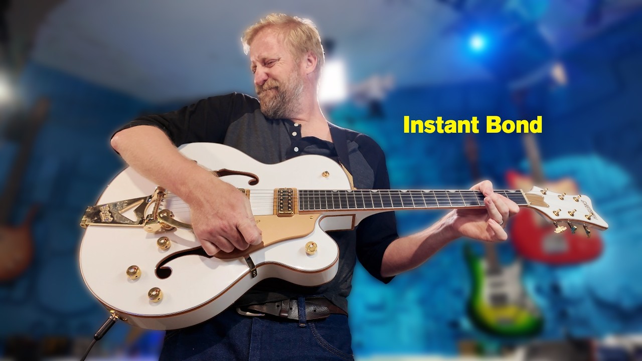 Я мгновенно привязался к этой гитаре Gretsch.