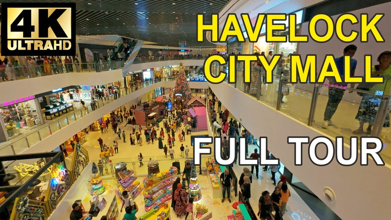 Walking Sri Lanka Havelock City Mall - 4K 60FPS HDR, Street Sounds, ASMR, No Talk