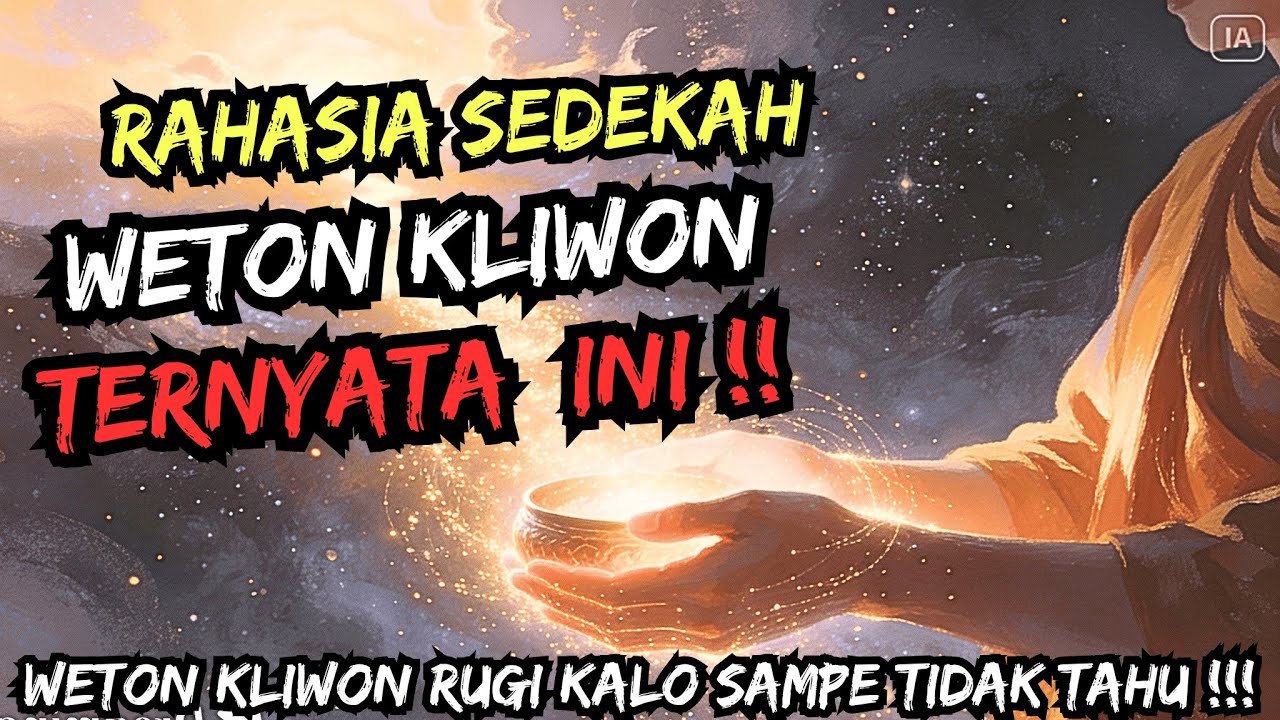 PRIMBON JAWA UNGKAP RAHASIA SEDEKAH WETON KLIWON TERNYATA BIKIN MERINDIG