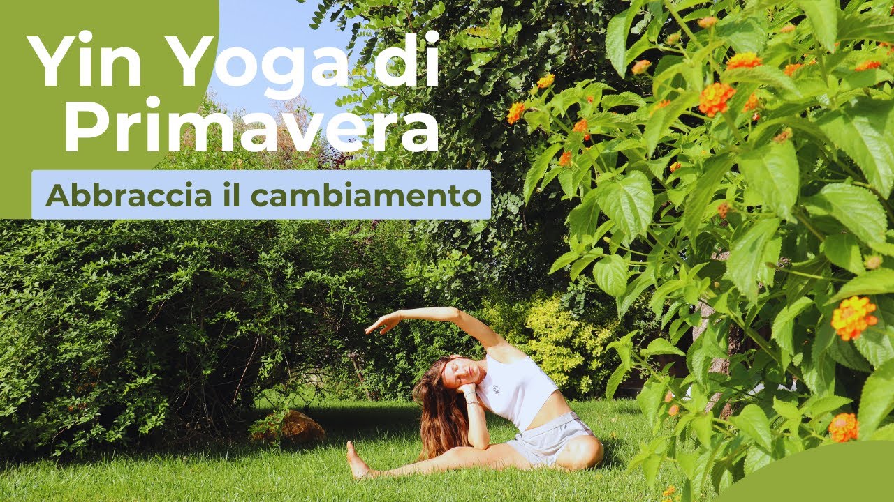 Yin yoga per la primavera🌸 yin yoga lezione completa e meditazione🌸
