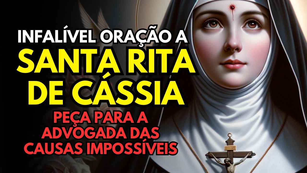 RECEBA AGORA O MILAGRE DE UMA CAUSA IMPOSSÍVEL NESTA ORAÇÃO INFALÍVEL A SANTA RITA DE CÁSSIA