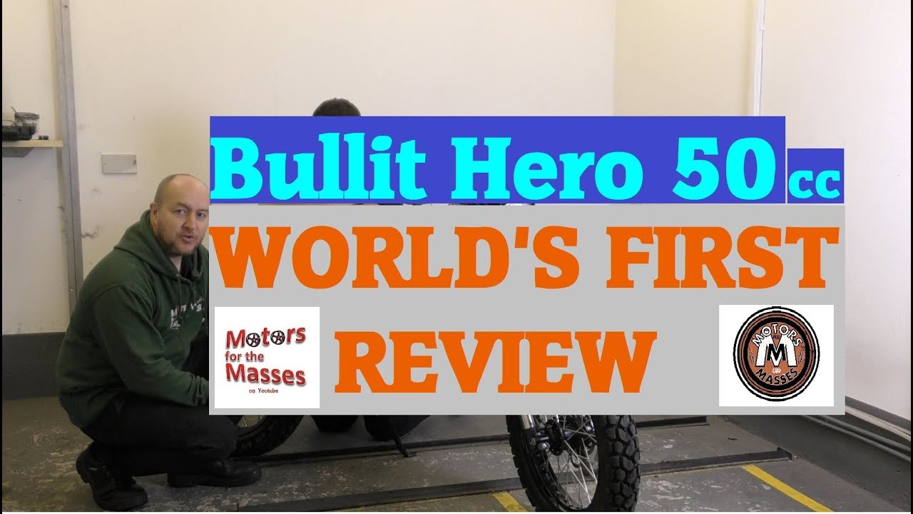 Bullit Hero 50cc WORLD FIRST REVIEW