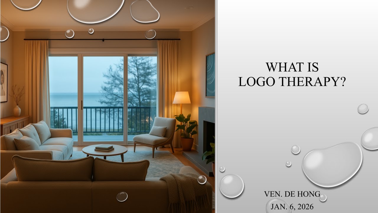 1/6/2026 - LOGO Therapy • Mindfulness Meditation and Dharma Talk with Venerable De Hong