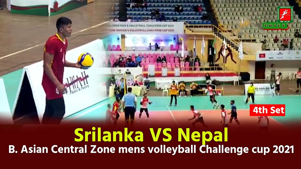 Srilanka VS Nepal | 4th Set | BVF | B. Asian Central Zone men's volleyball Challenge cup 2021