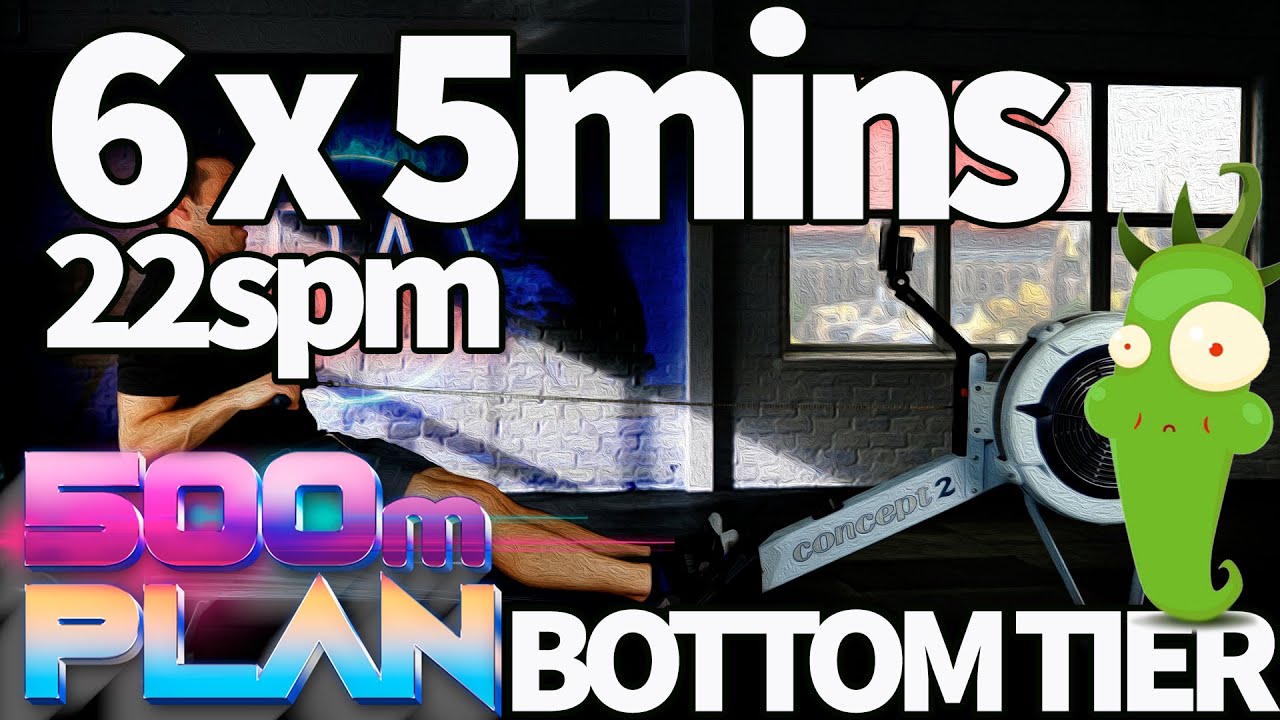 35 Minute Aerobic Rowing Workout - Comfortable Intervals | 500m Plan Week 4 Row 3 | RowAlong
