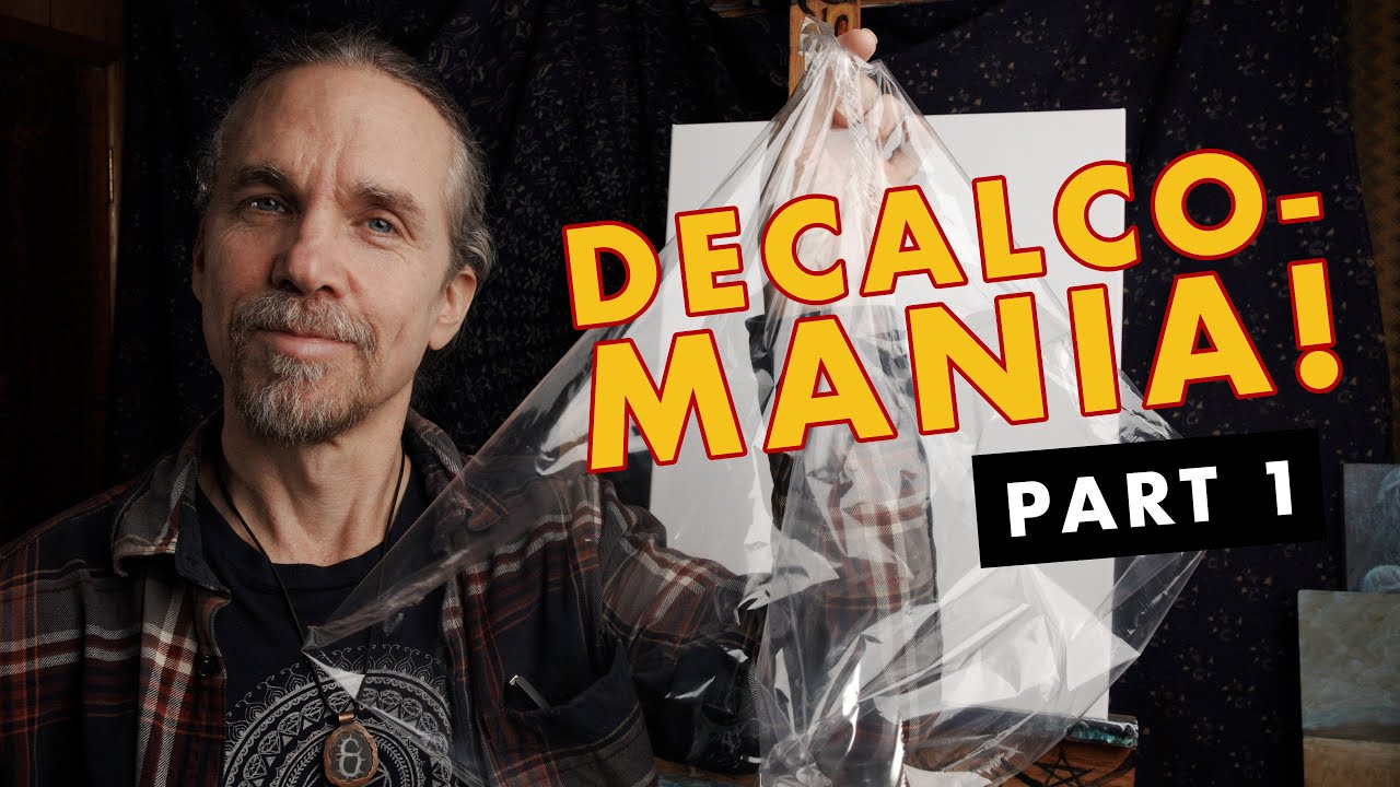 Painting with Decalcomania Part 1