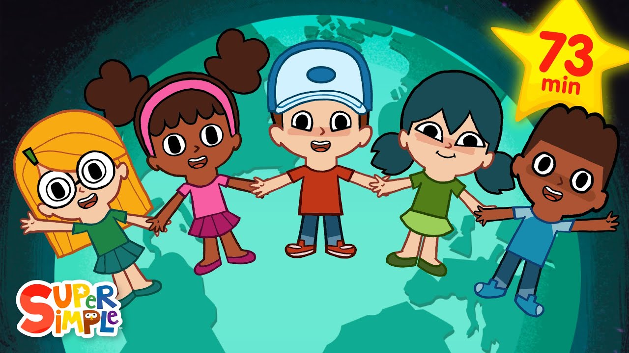 World Children's Day Celebration with Super Simple Songs | Kids Songs