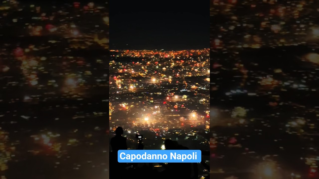 CAPODANNO NAPOLI 2025 (Monte Pendolo) #capodanno #napoli #naples #goodyear #fuochidartificio #shorts