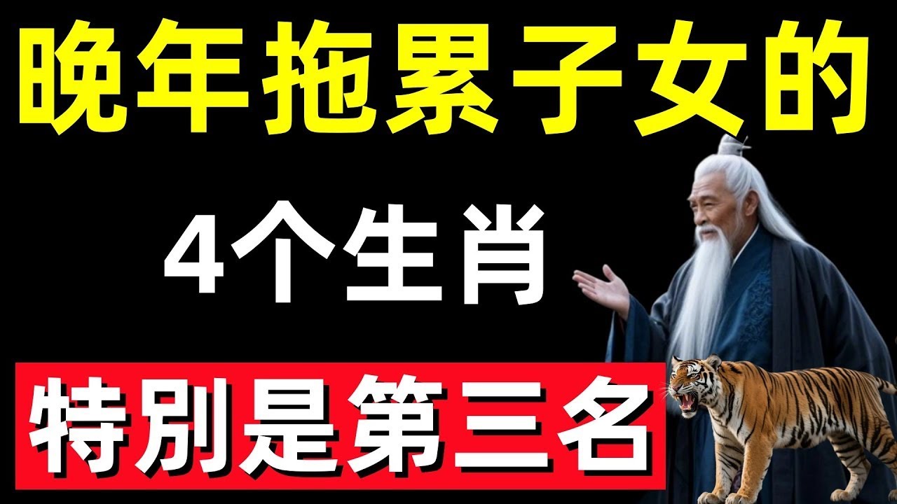 眞的沒騙你！晚年拖累子女的4个生肖，特別是第三名，丈夫不理子女不管！#修行思維 #修行 #福報 #禪 #道德經 #覺醒 #開悟 #禅修