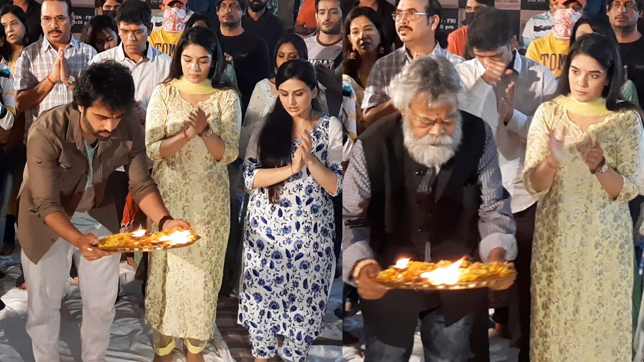 Mann Ki Aawaz Pratigya 2-Aarti & Pooja With Pooja Gor,Arhaan Behll ,Sajjan Singh @ Set Of Pratigya 2