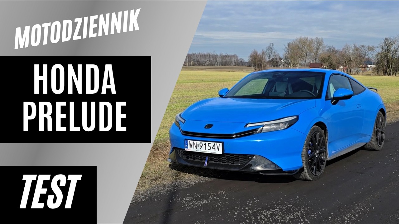 #Motodziennik test - NOWA HONDA PRELUDE - jak Civic, ale za 215k