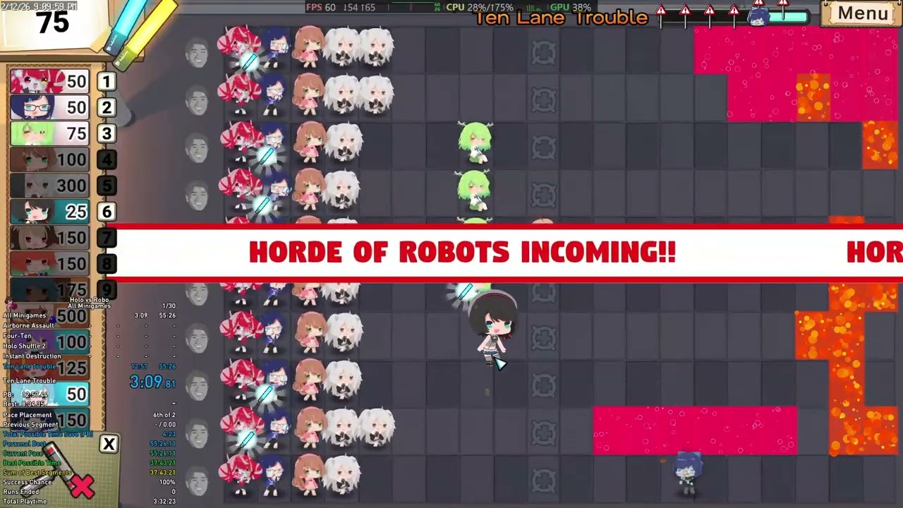 Holo vs Robo - Ten Lane Trouble in 8:30