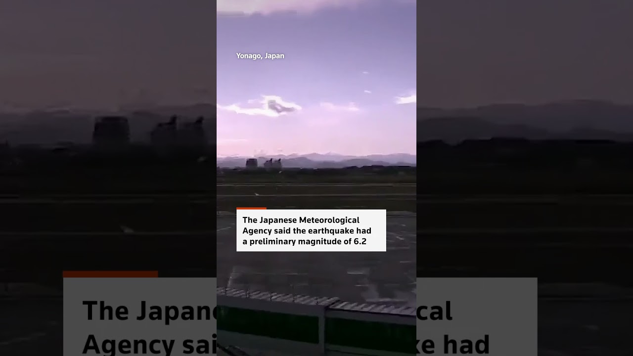 Magnitude 6.2 earthquake jolts western Japan with aftershocks | REUTERS