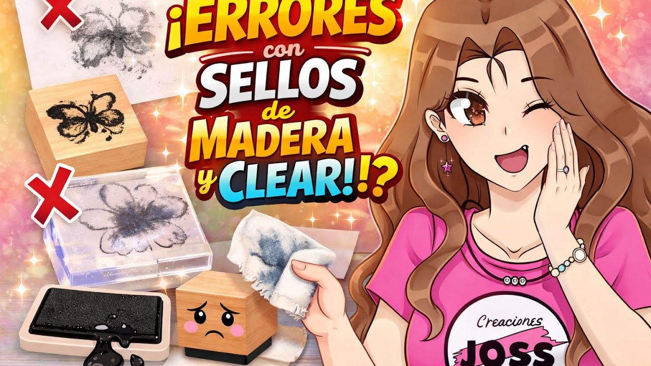 😱¡No comentas estos errores con tus SELLOS de Scrapbook! | Antes de estampar,mira esto 🚫