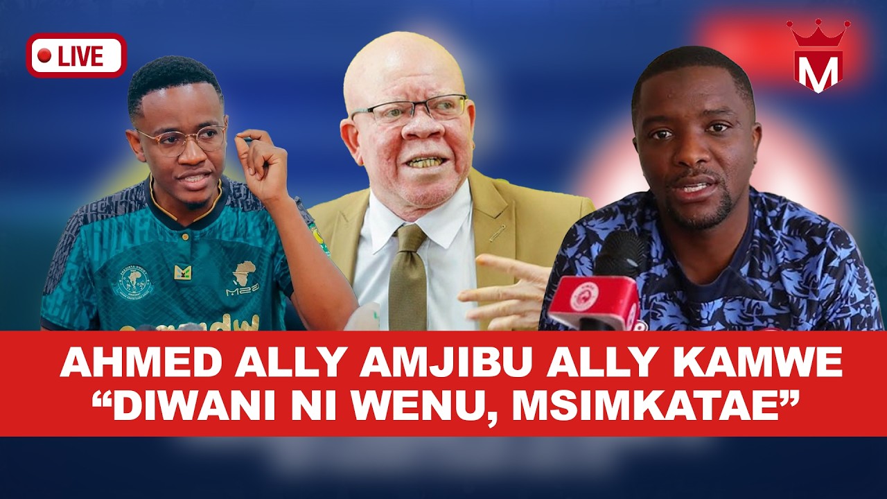 #live #trending  BREKING NEWS : AHMED ALLY AMJIBU ALLY KAMWE“DIWANI NI WENU, MSIMKATAE”