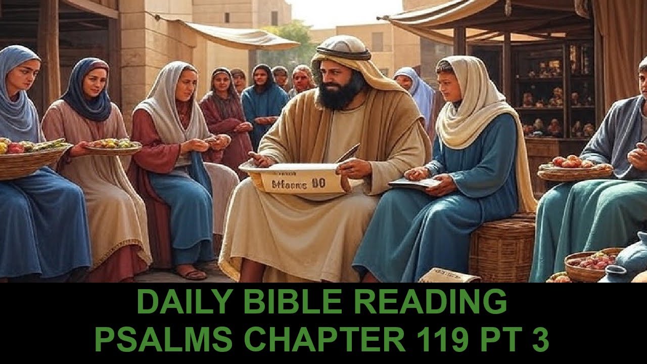 Daily Bible Reading - Psalms 119 - Part 3 - Episode 463