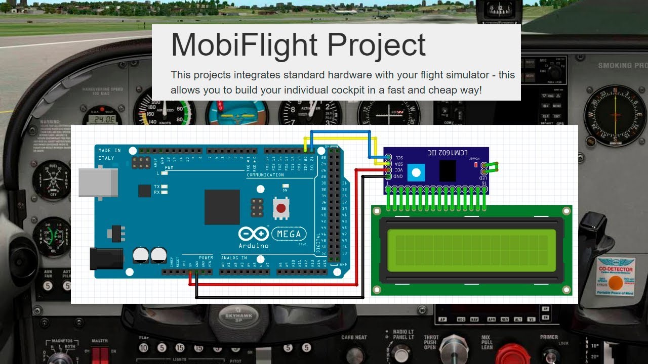 Mobiflight: Como usar un LCD Display / Using an LCD Display.