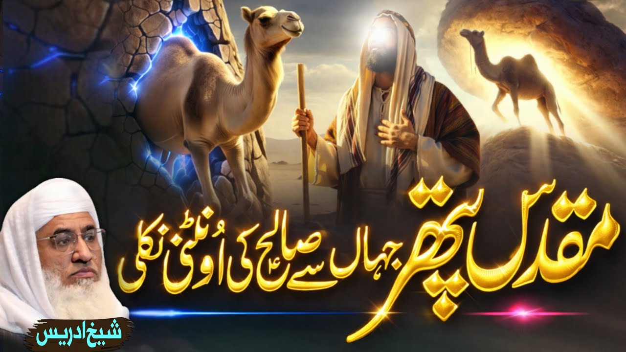 Hazrat Salih AS Ki Muqaddas Oontni Ka Qissa | qaumi samood | Molana Sheikh Idrees Sahib Pashto Bayan