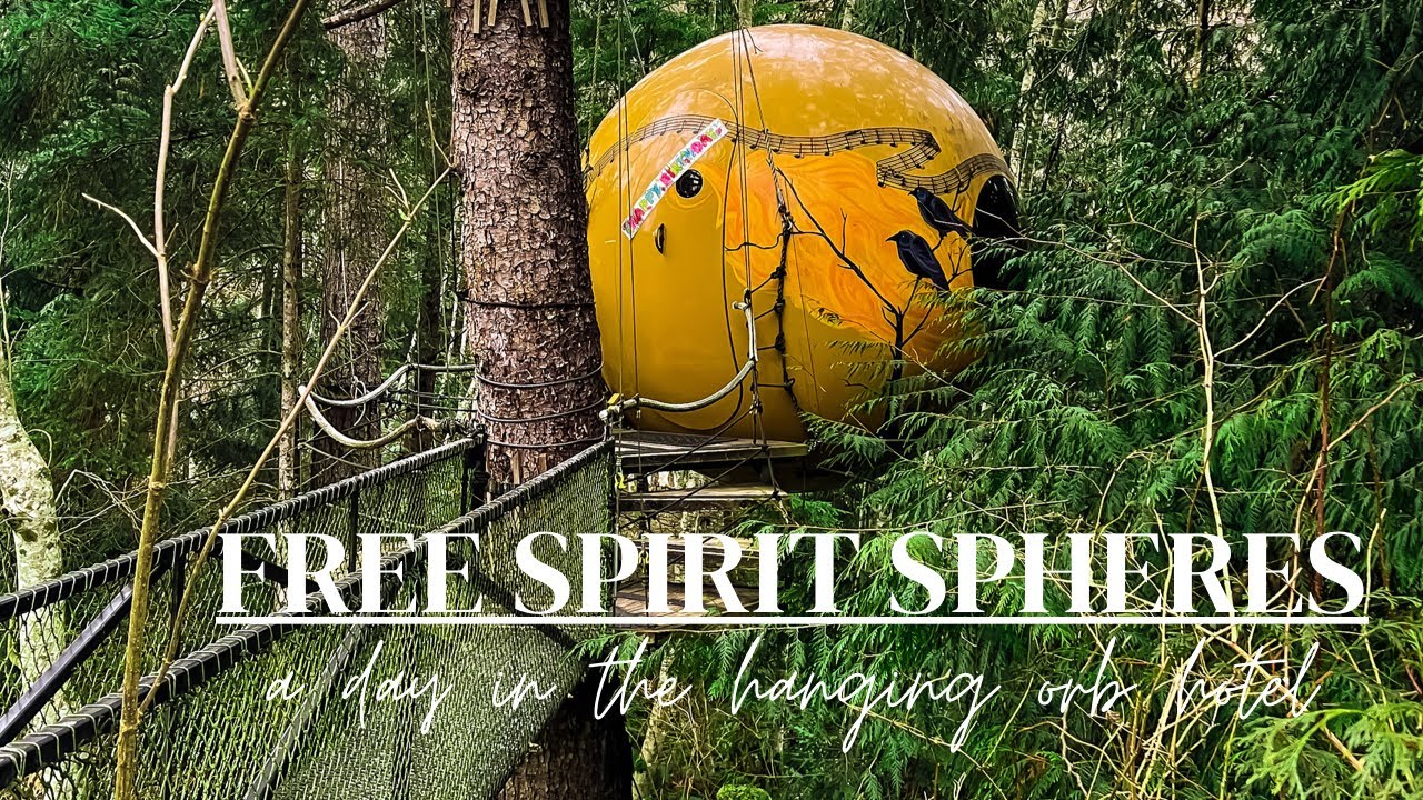 The Perfect Romantic Getaway | Free Spirit Spheres | Qualicum Beach, BC, Canada | Travel Vlog