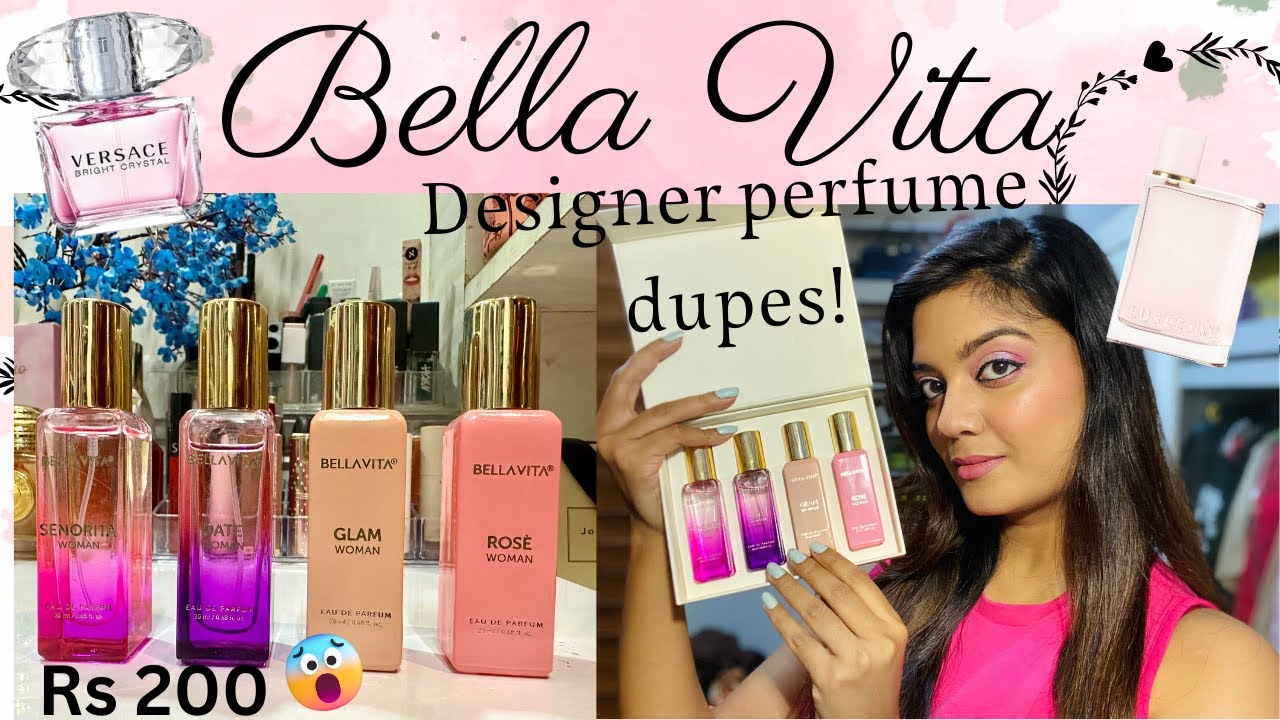 BELLA VITA PERFUMES REVIEW || ROSE, GLAM ,DATE & SENORITA || AFFORDABLE PERFUME DUPES UNDER RS 200