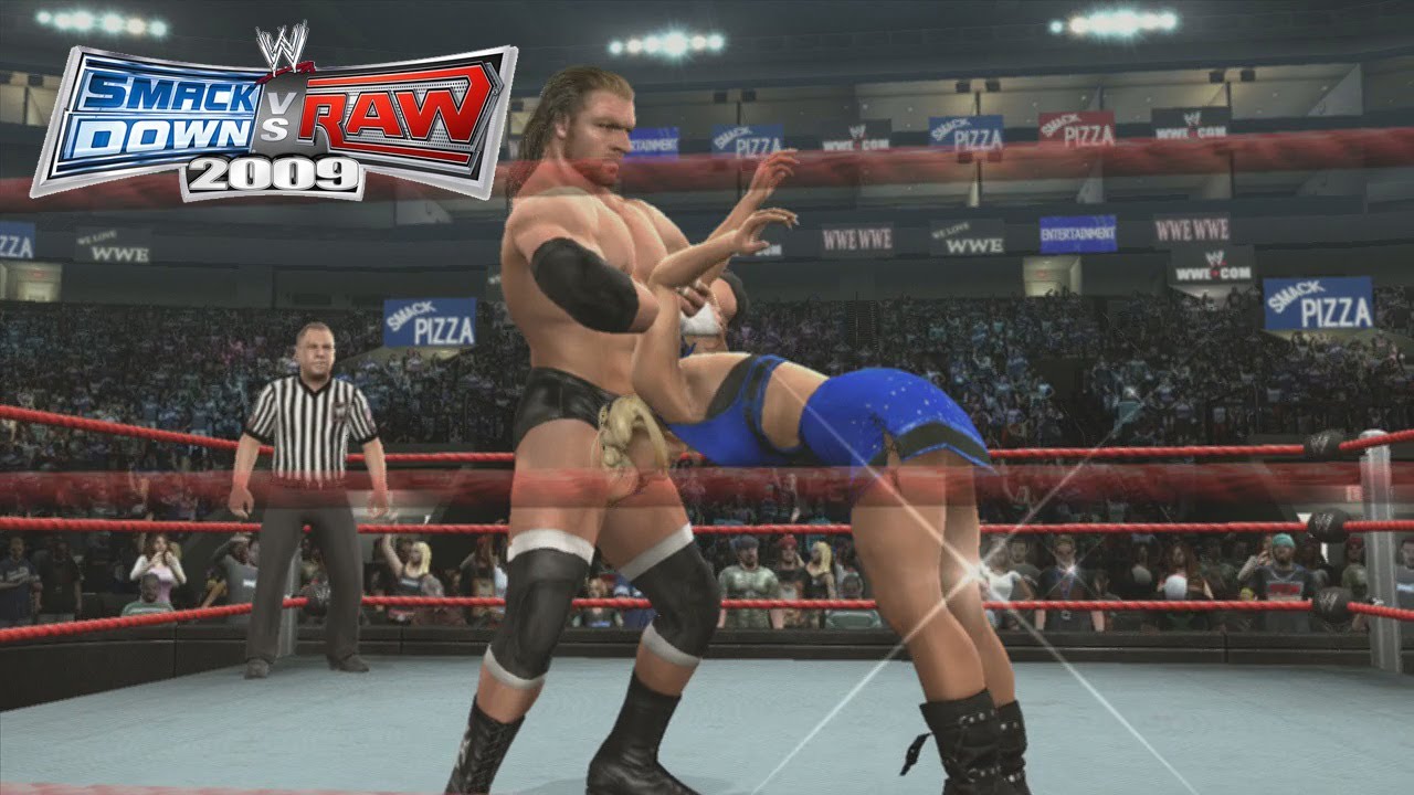Smackdown vs Raw 2009 | Triple H Pedigree Finisher All Divas