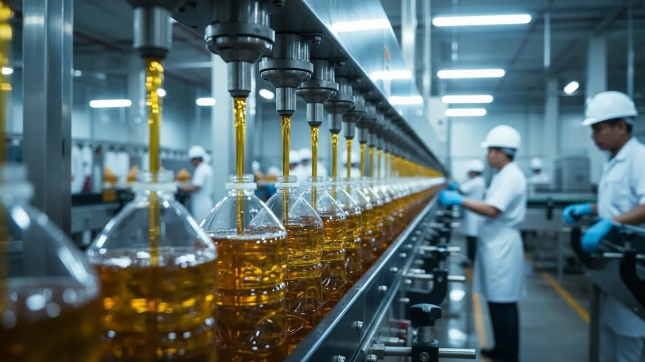 How Cooking Oil Is Really Made | Inside a Modern Factory