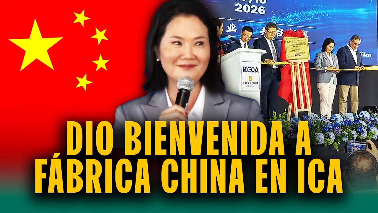 'Sigue llegando capital chino al Per&uacute;': Presidenta Fujimori dio bienvenida