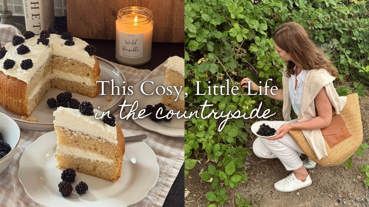 Simple, Cosy Life in the Countryside | Autumn Decor Unboxing, Blackberry Cake & Slow Village Living