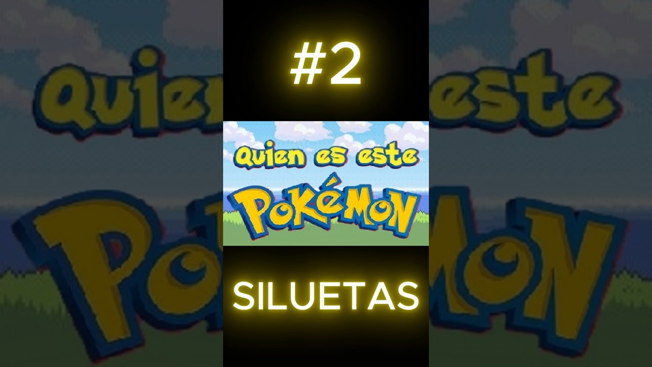 QUIEN ES ESA SILUETA  #pokemon #pokemoncommunity #shorts #quienesesepokemon #quiz #quiztime