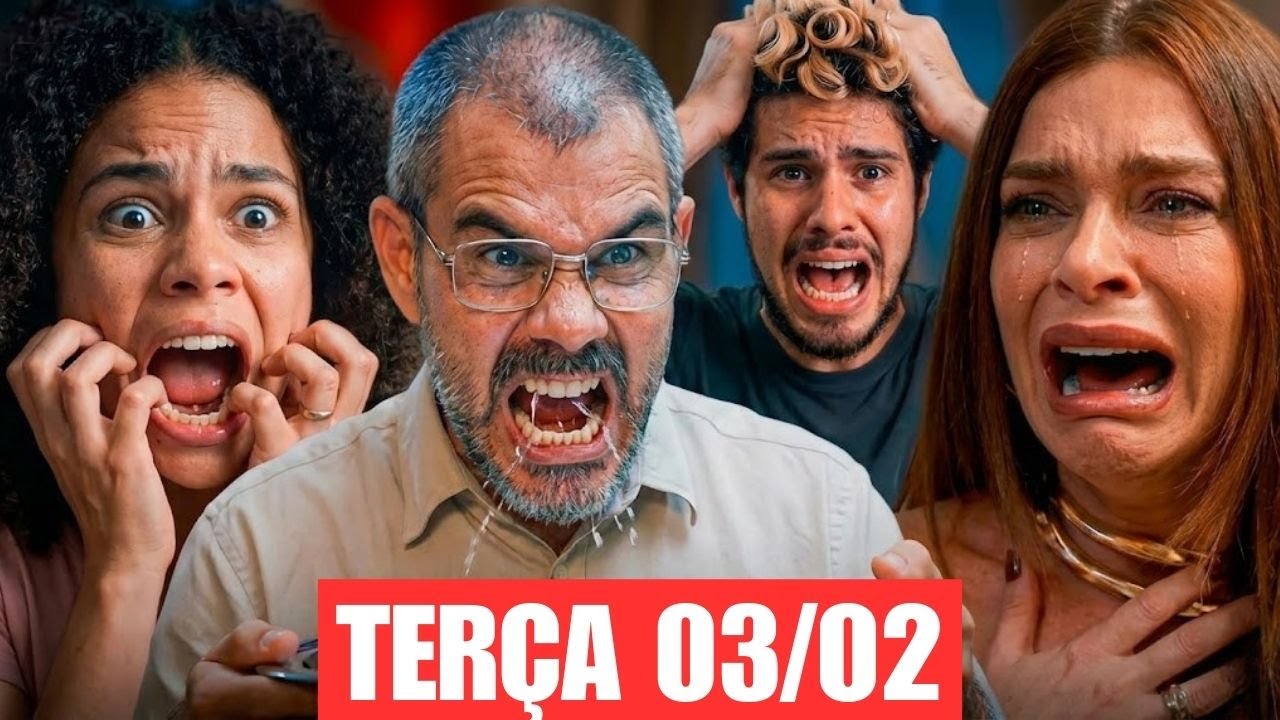 TRÊS GRAÇAS: TERÇA 03/02 – JORGINHO INVADE A MANSÃO E DESMASCARA ARMINDA – RESUMO
