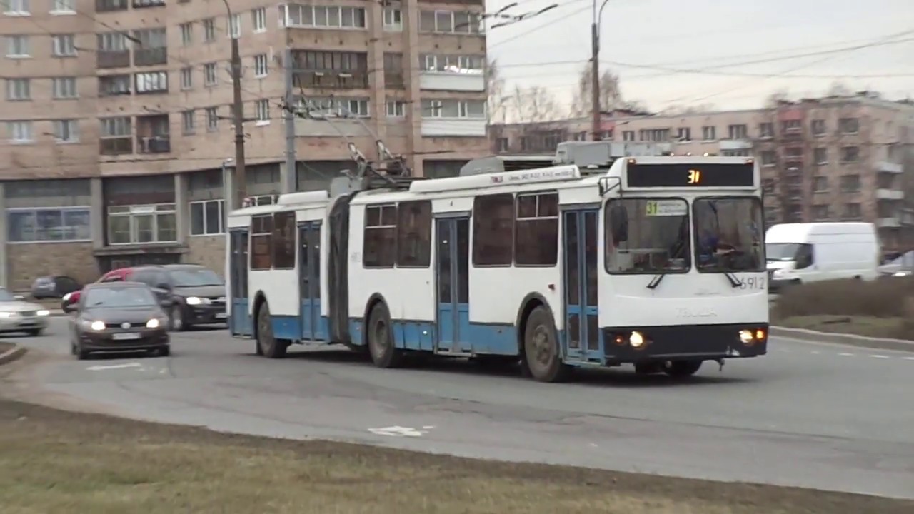 Троллейбус Санкт-Петербурга 8-183: ТролЗа-62052.02 [62052В] б.6912 по №31 (16.04.18)