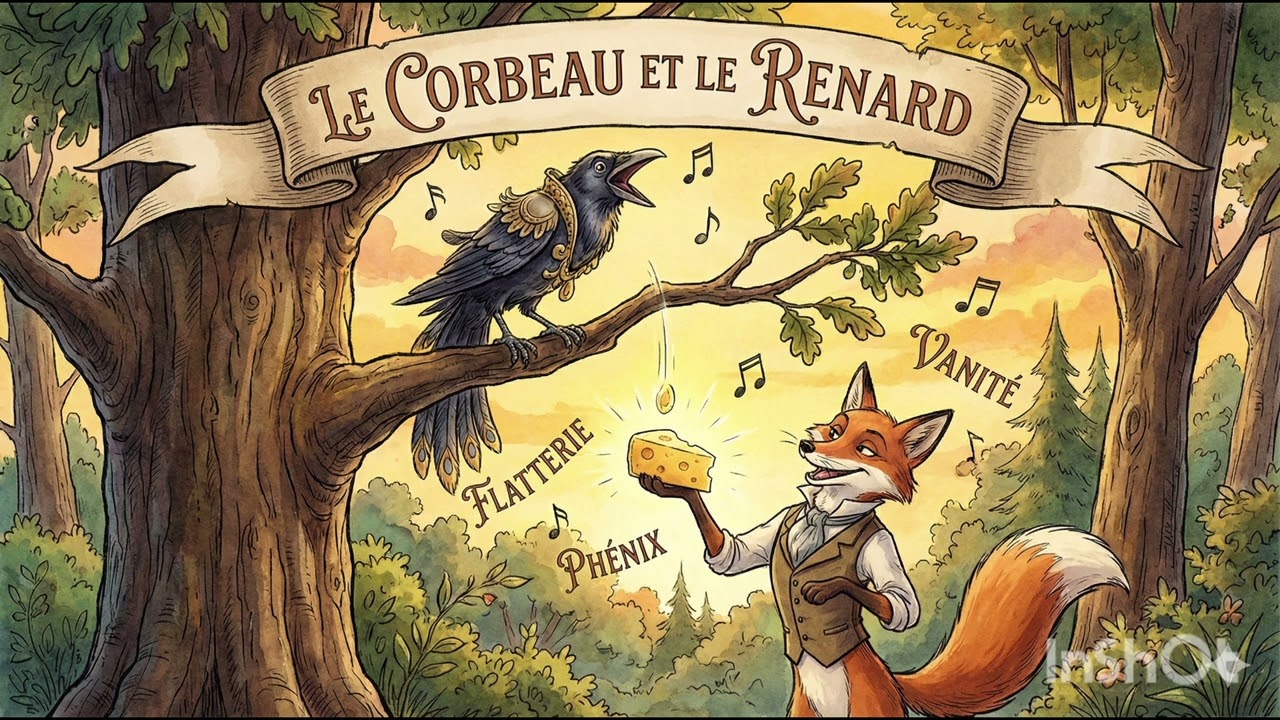 LE CORBEAU ET LE RENARD 