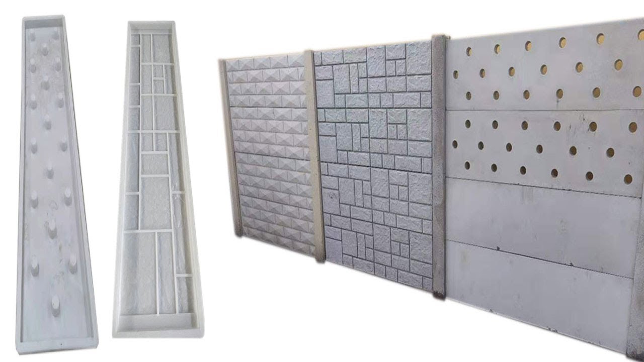 Precast concrete decorative fence wall mould - an economical precast wall manufacturing solution
