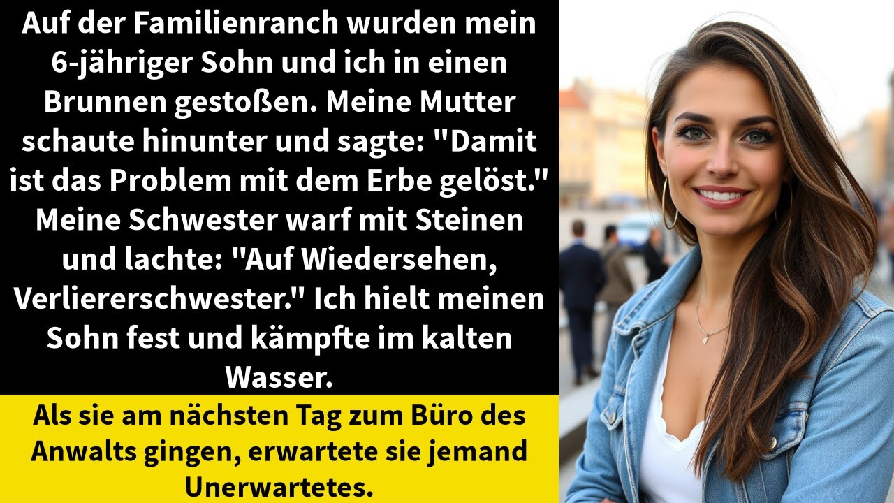 Auf der Familienranch wurden mein 6-jähriger Sohn und ich in einen Brunnen gestoßen.