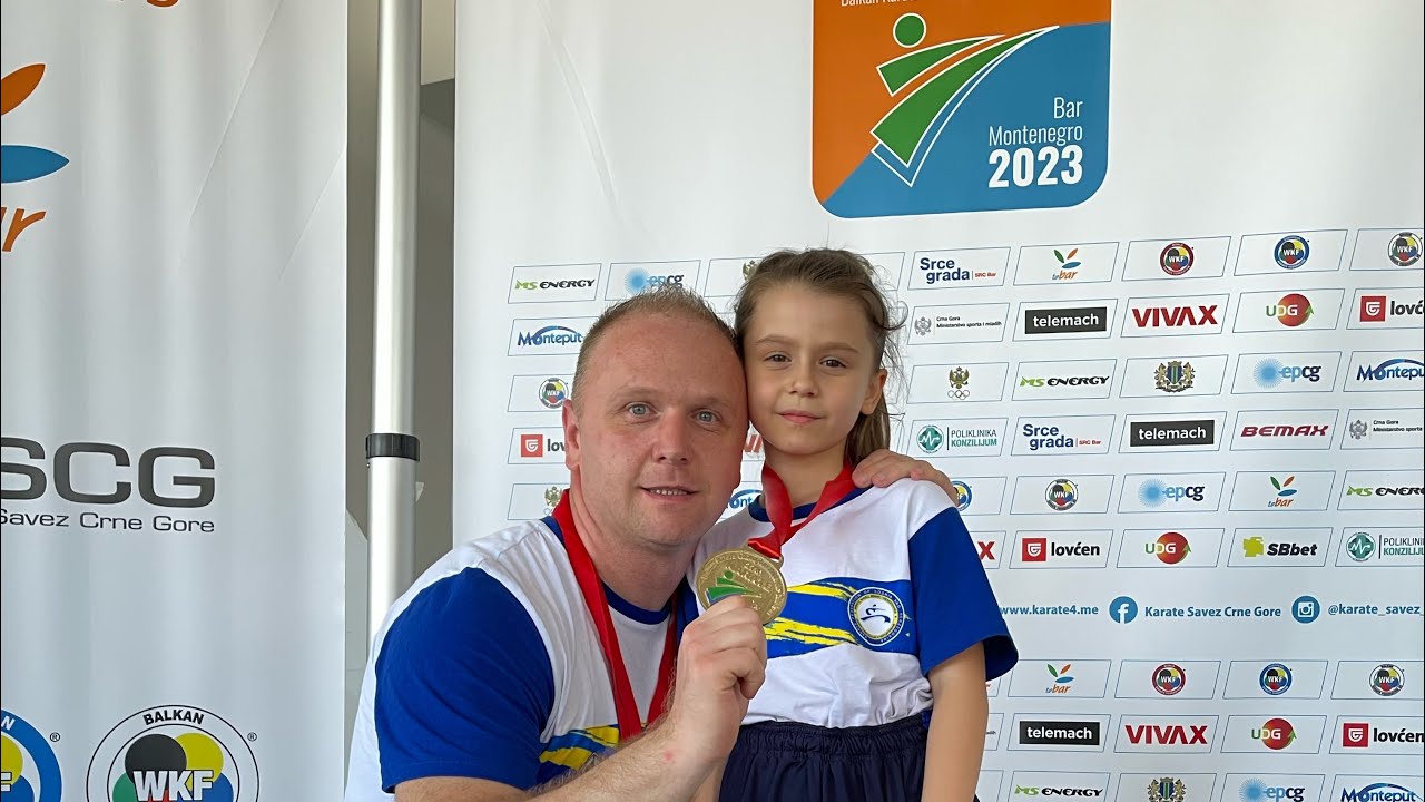 Zahra Adilović 🥇 BALKAN KARATE CHAMPIONSHIPS FOR CHILDREN,BAR-MONTENEGRO 🇲🇪