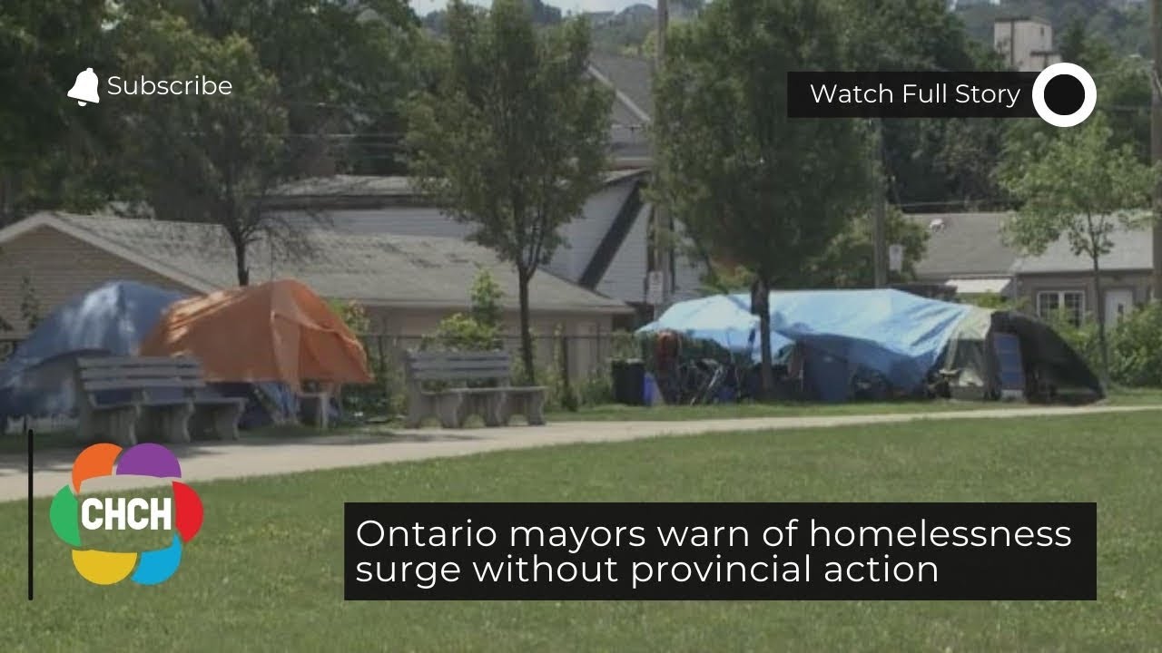 Ontario mayors warn of homelessness surge without provincial action