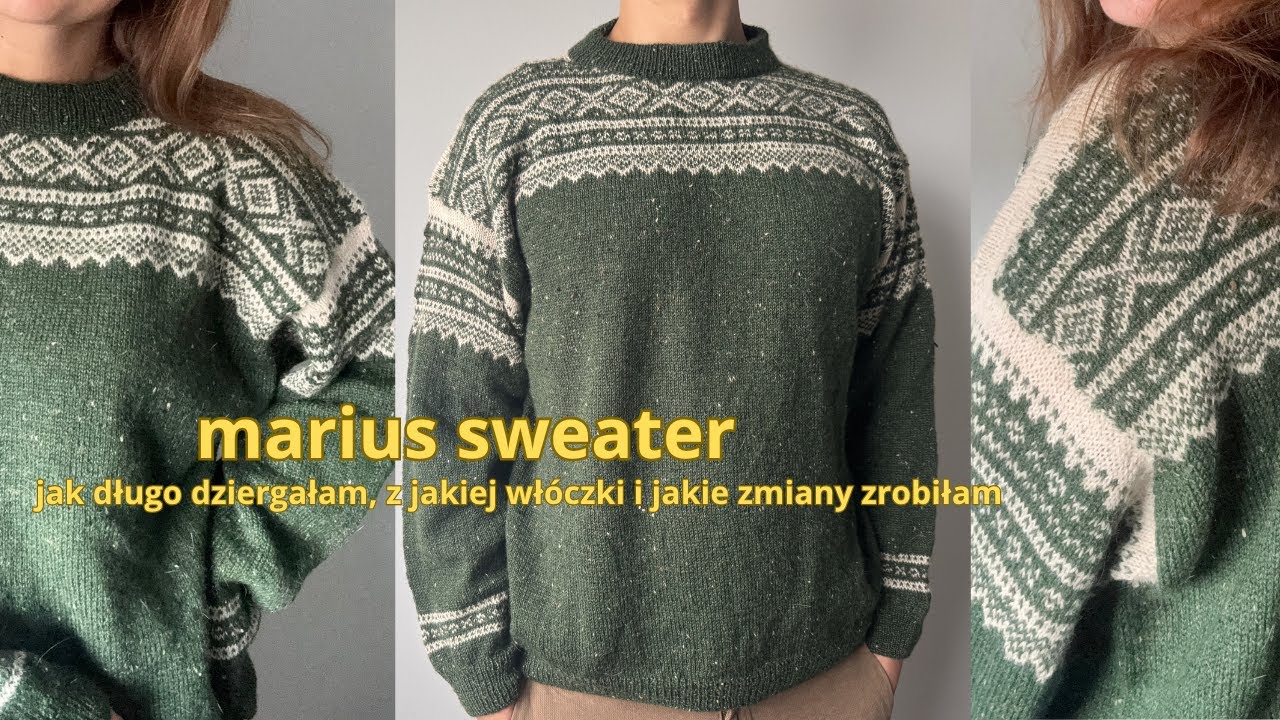 Marius sweater sandnes garn - dzierganie, wnioski ❤️